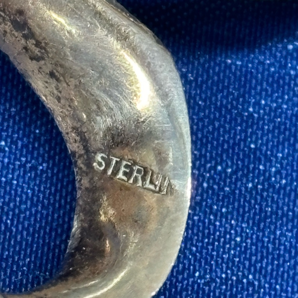 Victorian Solid Sterling Brooch - image 5